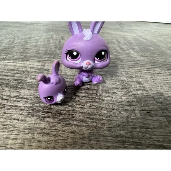 Lot Of Littlest Pet Shop (11) Bunnies Rabbits Glitter Hedgehog Sparkle Baby - Picture 16 of 16